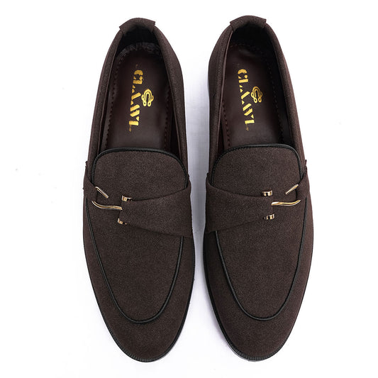 Brauno Suede S Buckle Formal Shoes