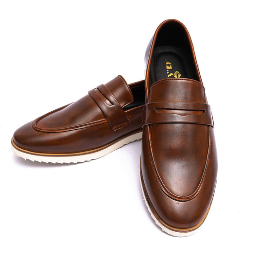 Brauno No Buckle Soft Leather Formal Shoes | Claavi