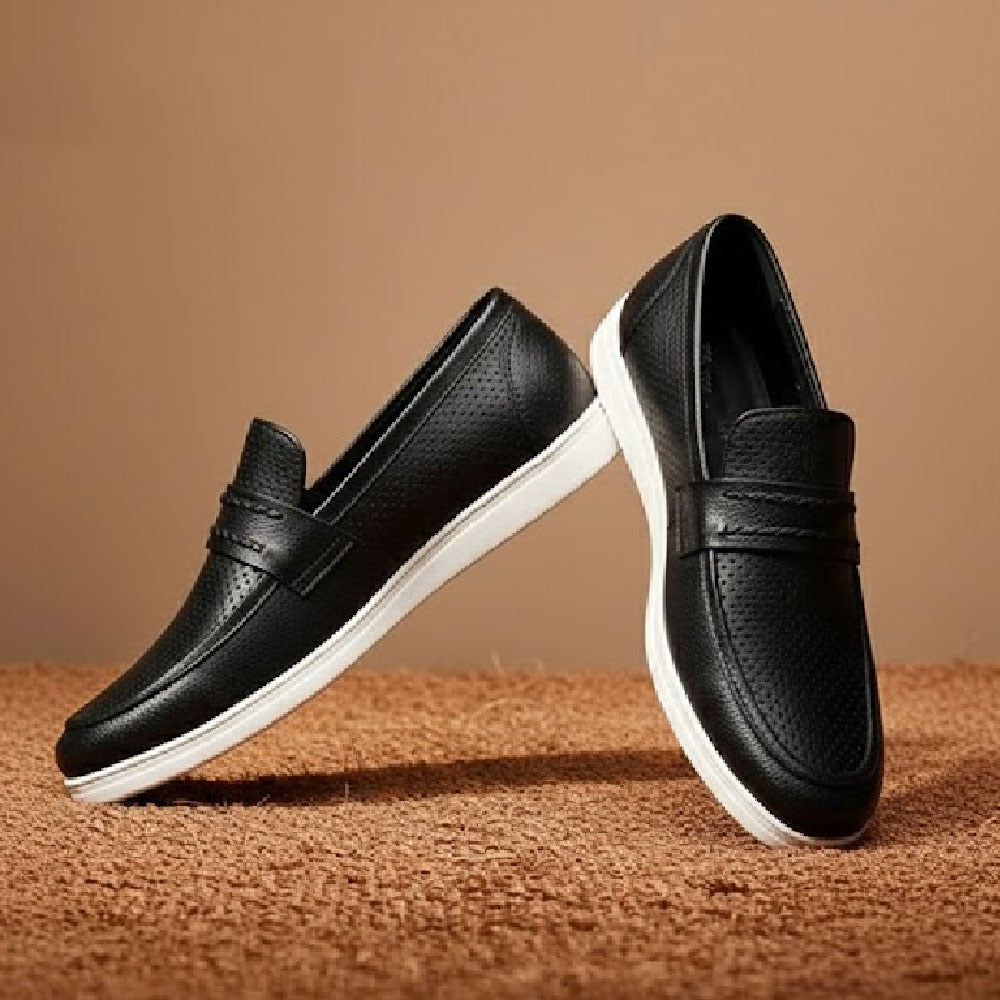 Classic Natural Vein - Special Italian stitch design leather Shoes
