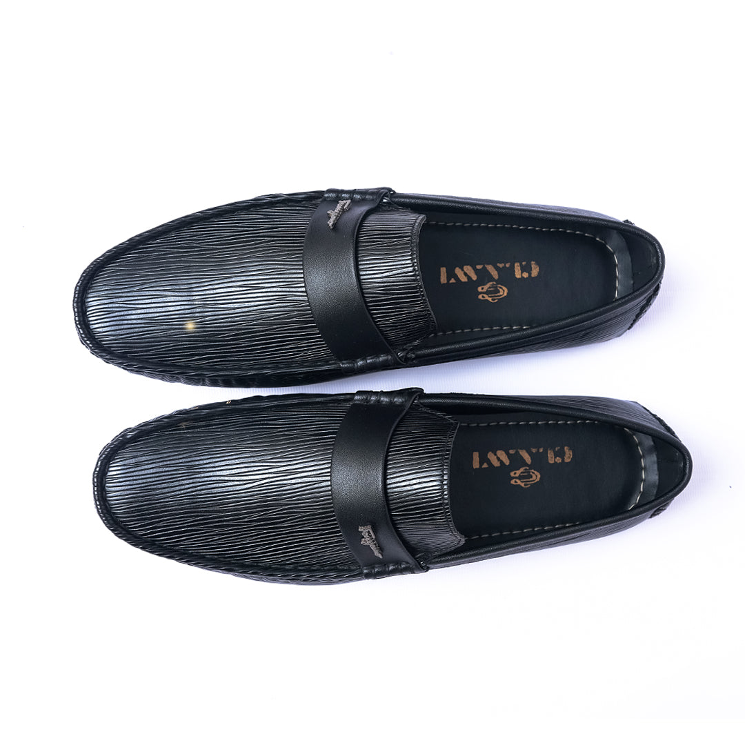 Umbra Striped Loafer Black | Claavi