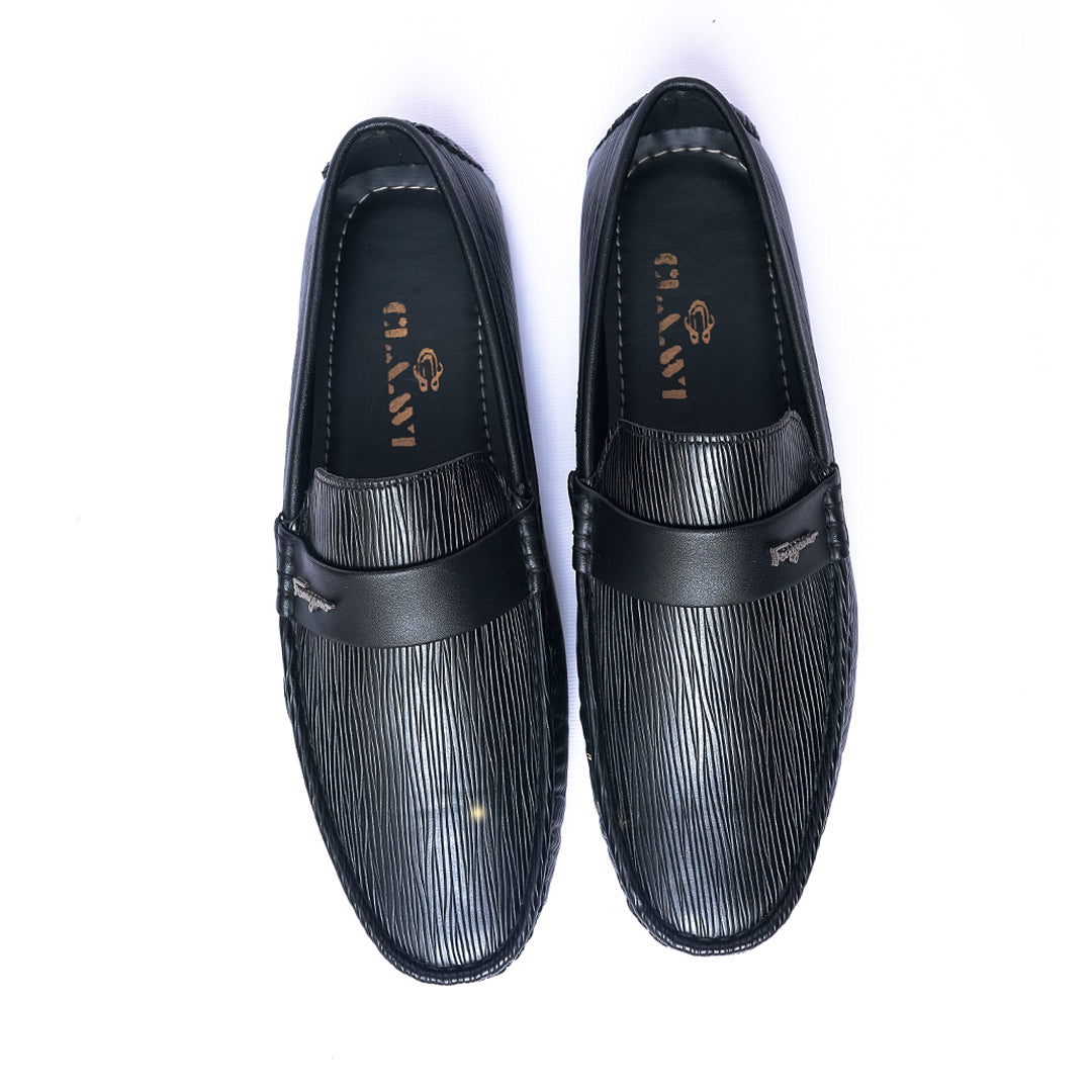 Umbra Striped Loafer Black