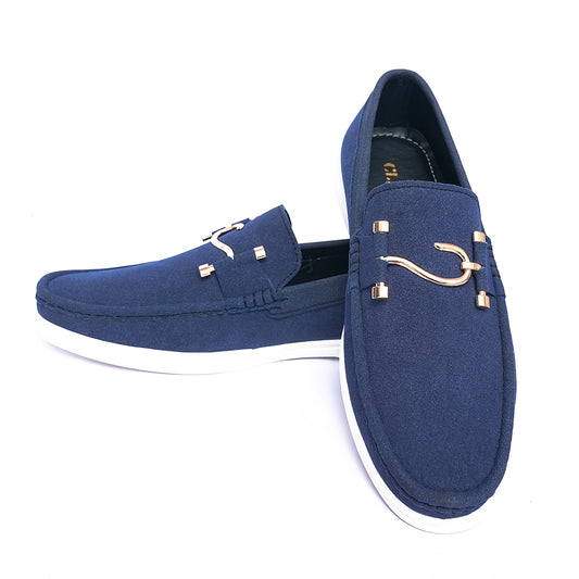 Umbra Blue Suede S Buckle | Claavi