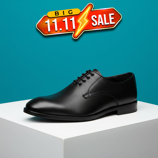 Matte Umbra Laced Formal Shoes | Claavi