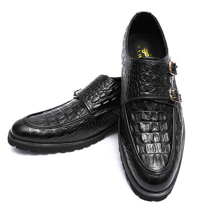 CROX Double Monk Formal Black | Claavi