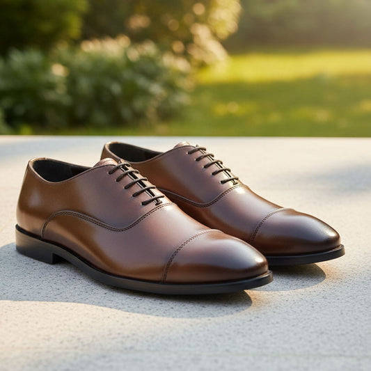 Brauno Classic Lace Leather Premium Shoes