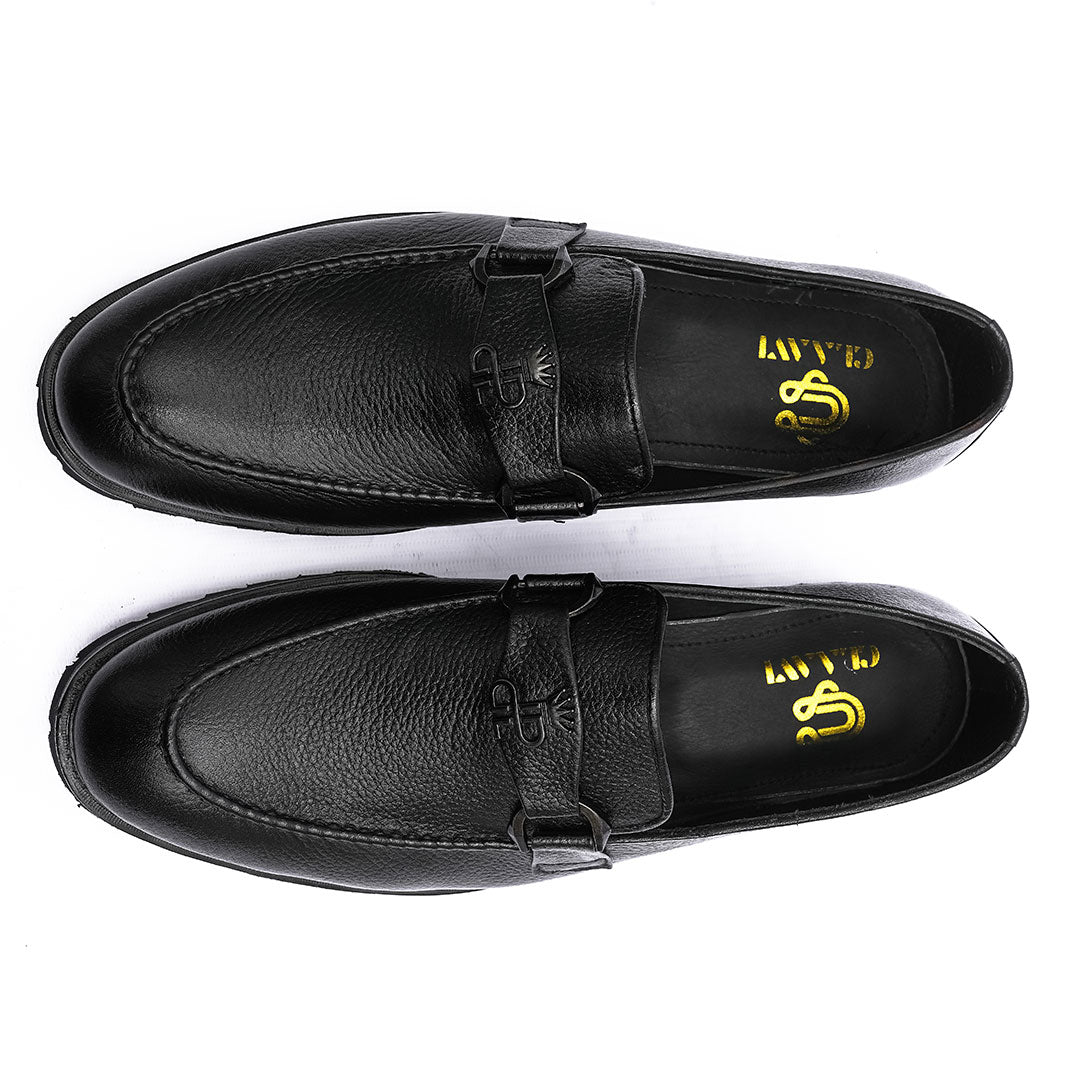 Mildstep Genuine Leather Slip-ons Formal Shoes | Claavi