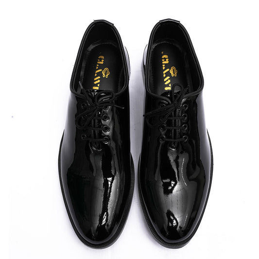 Shinox Black Formal Lace-up Shoes