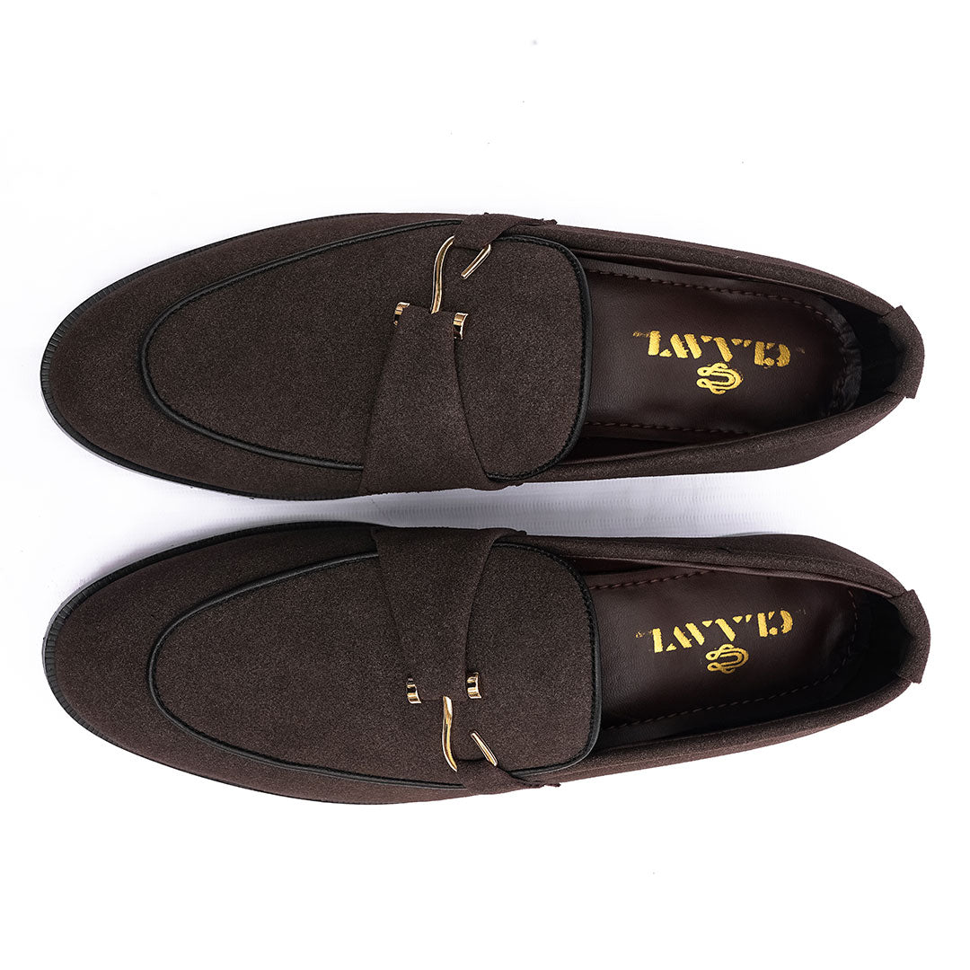 Brauno Suede S Buckle Formal Shoes | Claavi