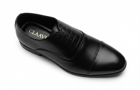 Ashen Classic Lace Leather Premium Shoes