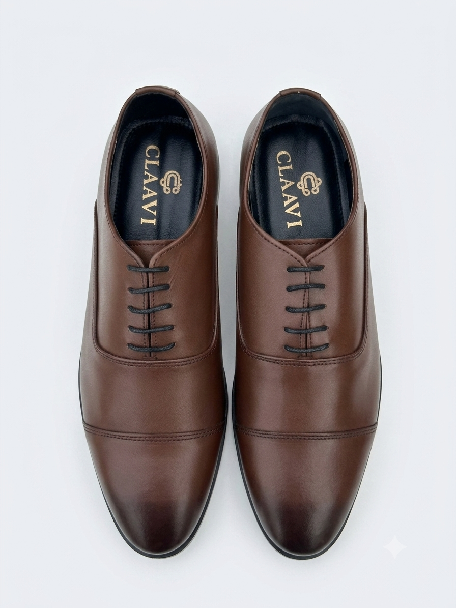 Brauno Classic Lace Leather Premium Shoes