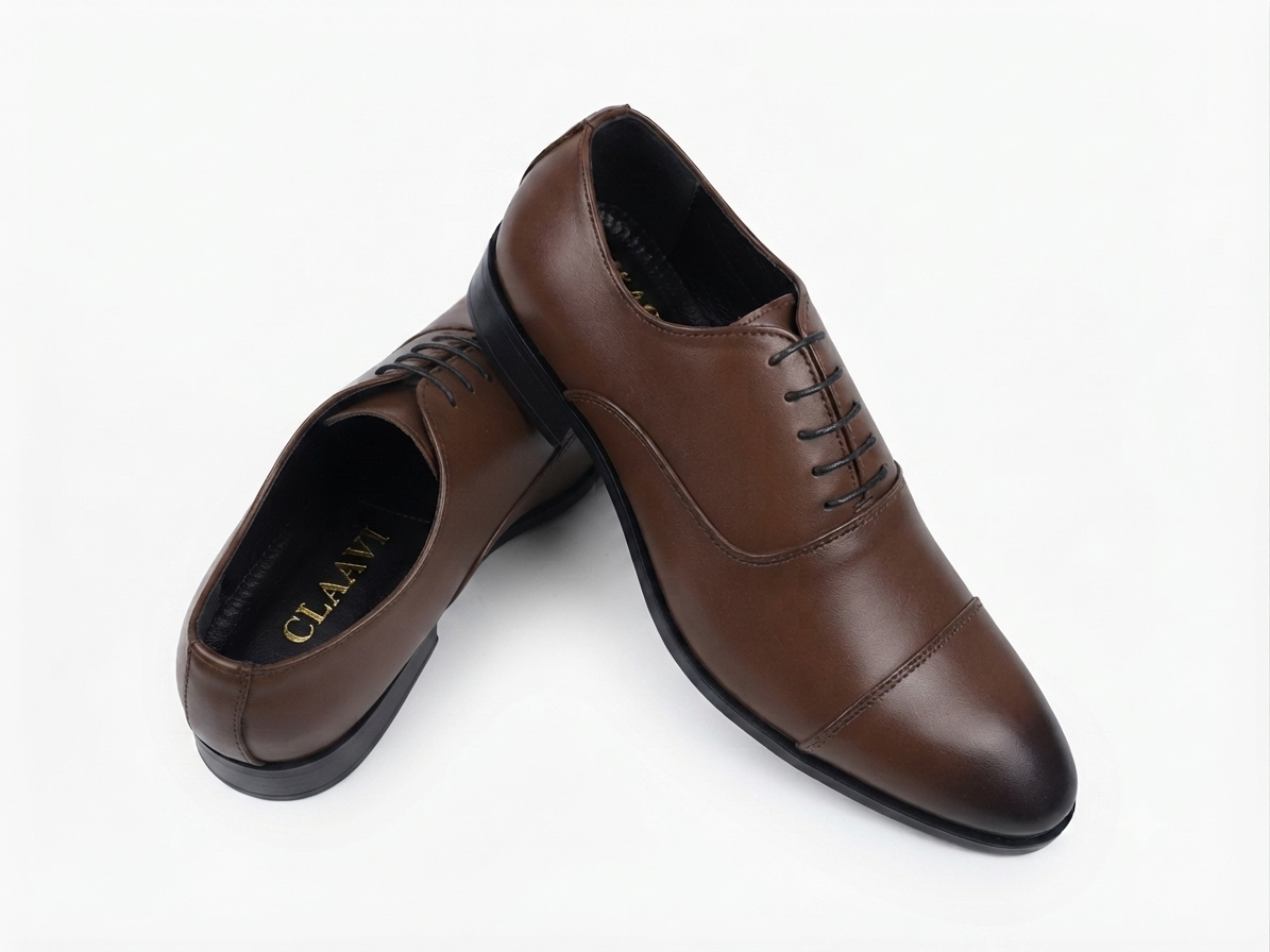 Brauno Classic Lace Leather Premium Shoes