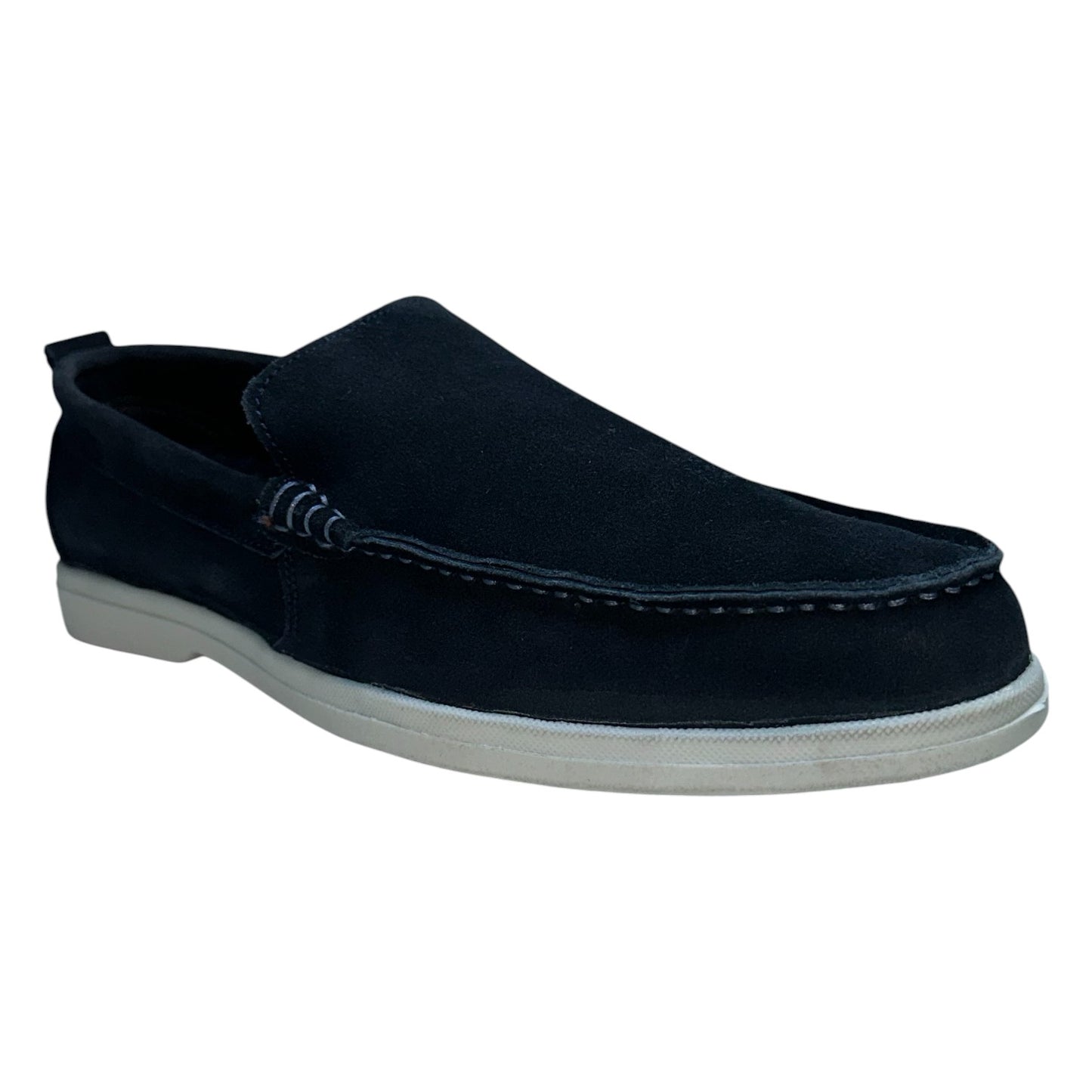 Shadow Blue - Slip-On Loafer Suede leather Shoes