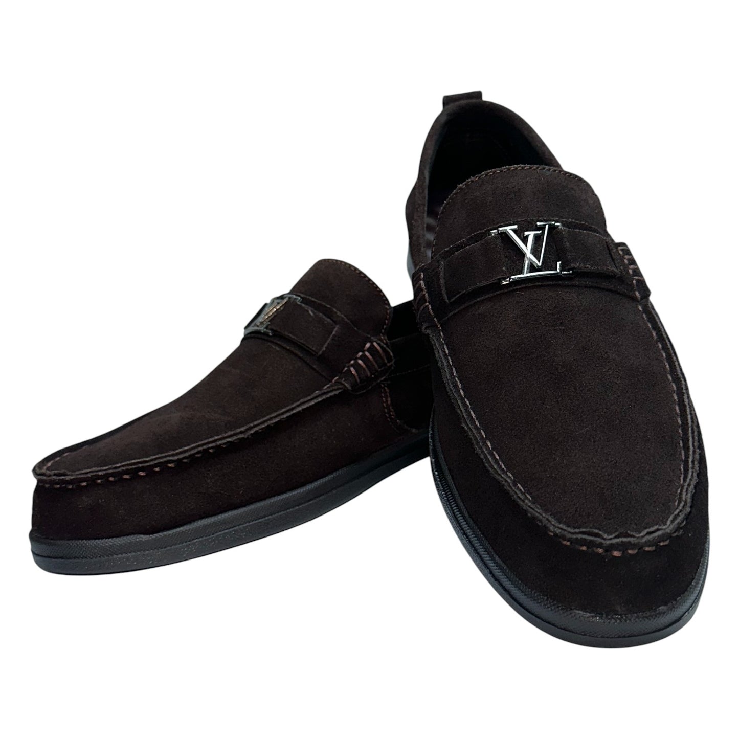 Shadow Braunero LV- Slip-On Loafer Suede leather Shoes