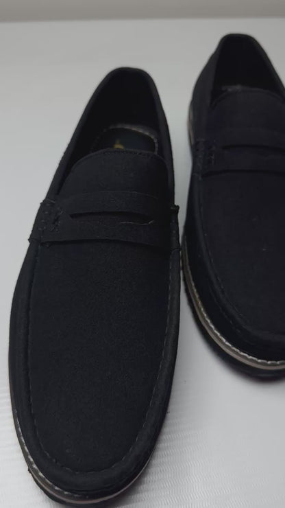 Black Chunky Plain Loro Piana Black