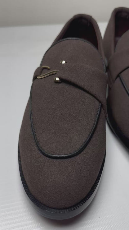 Brauno Suede S Buckle Formal Shoes