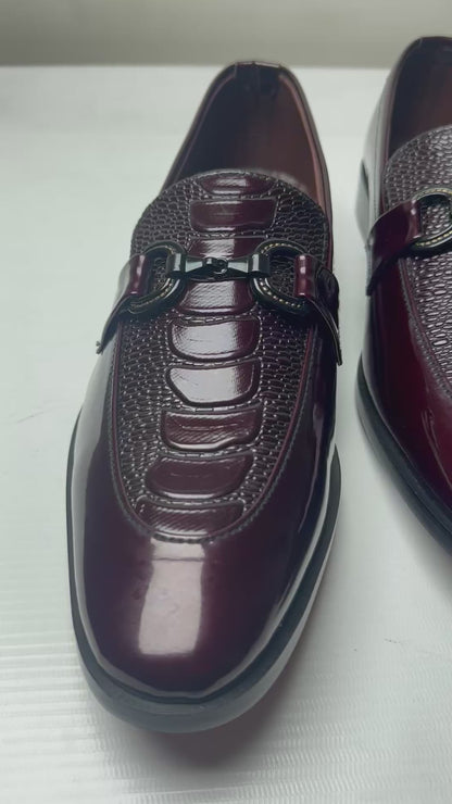 Brauno Textured Slip-ONS Formal loafer