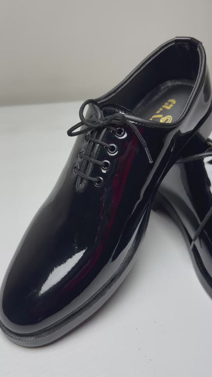 Shinox Black Formal Lace-up Shoes