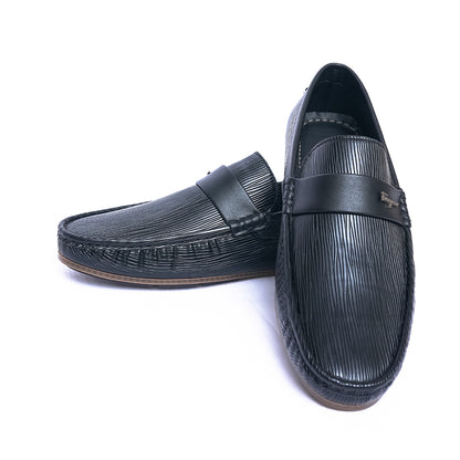 Umbra Striped Loafer Black | Claavi