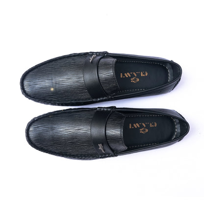 Umbra Striped Loafer Black | Claavi