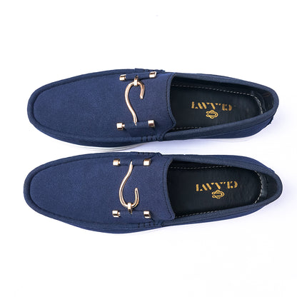 Umbra Blue Suede S Buckle | Claavi