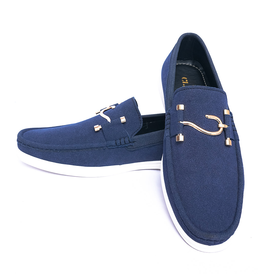Umbra Blue Suede S Buckle | Claavi