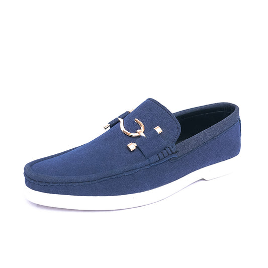 Umbra Blue Suede S Buckle | Claavi