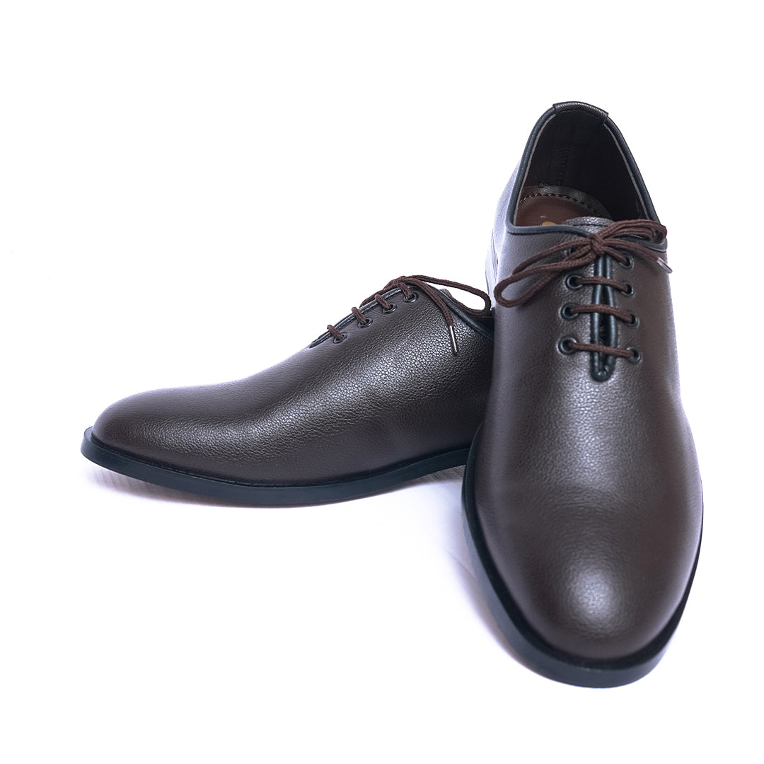 Matte Brauna Laced Formal Brown | Claavi