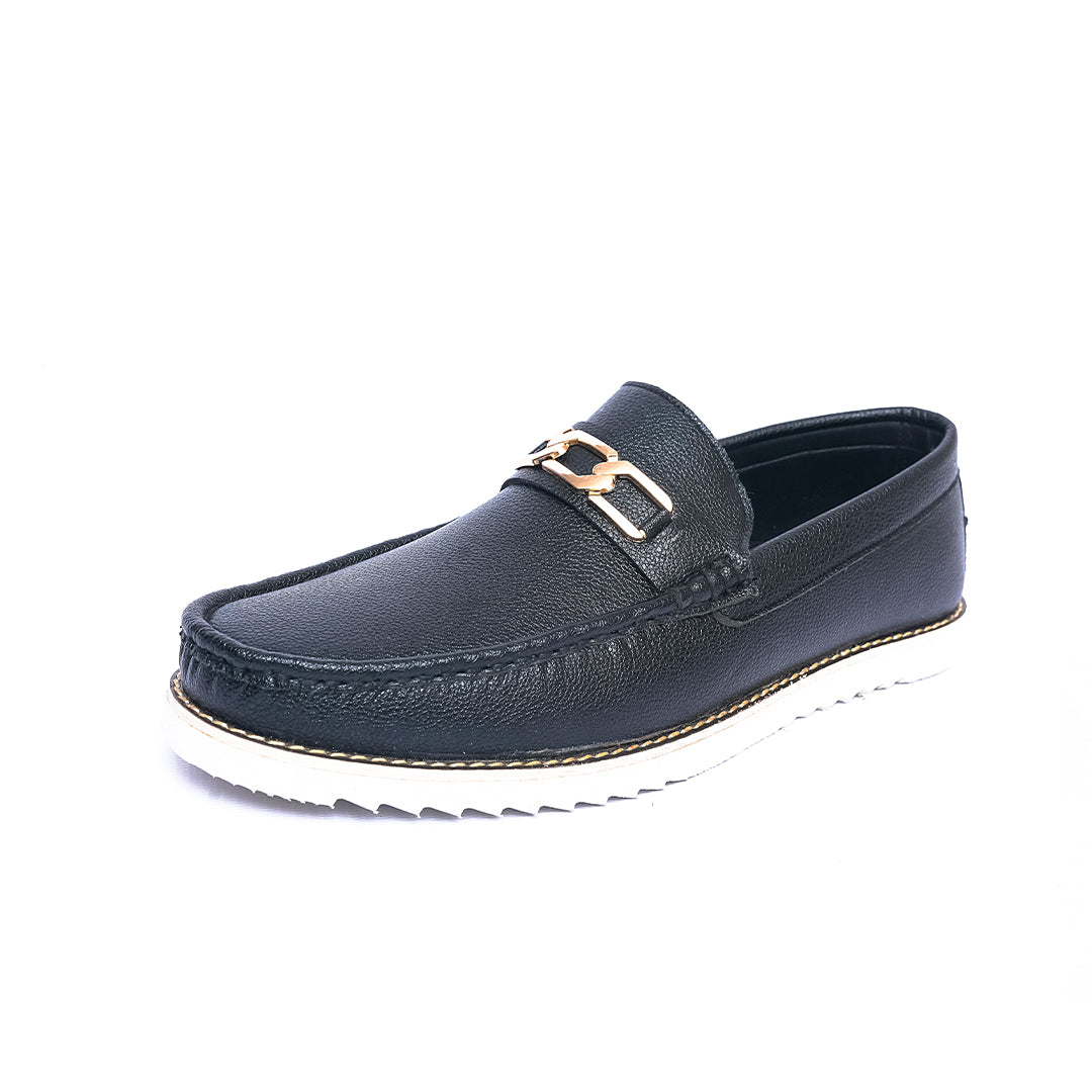 Matte Umbra Black Loafer | Claavi