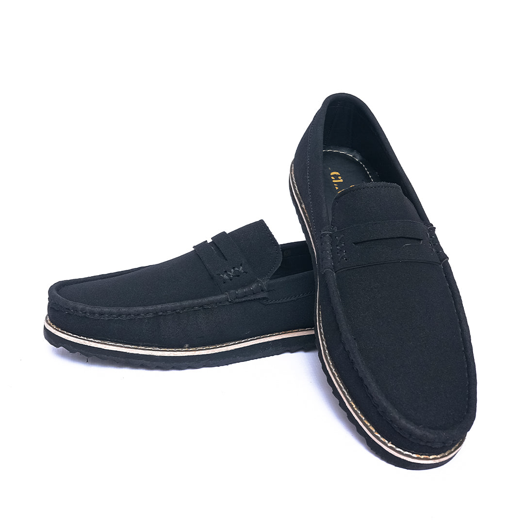 Black Chunky Plain Loro Piana Black | Claavi